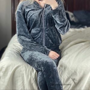 ✨new✨ Velour Jacket and Pants Set